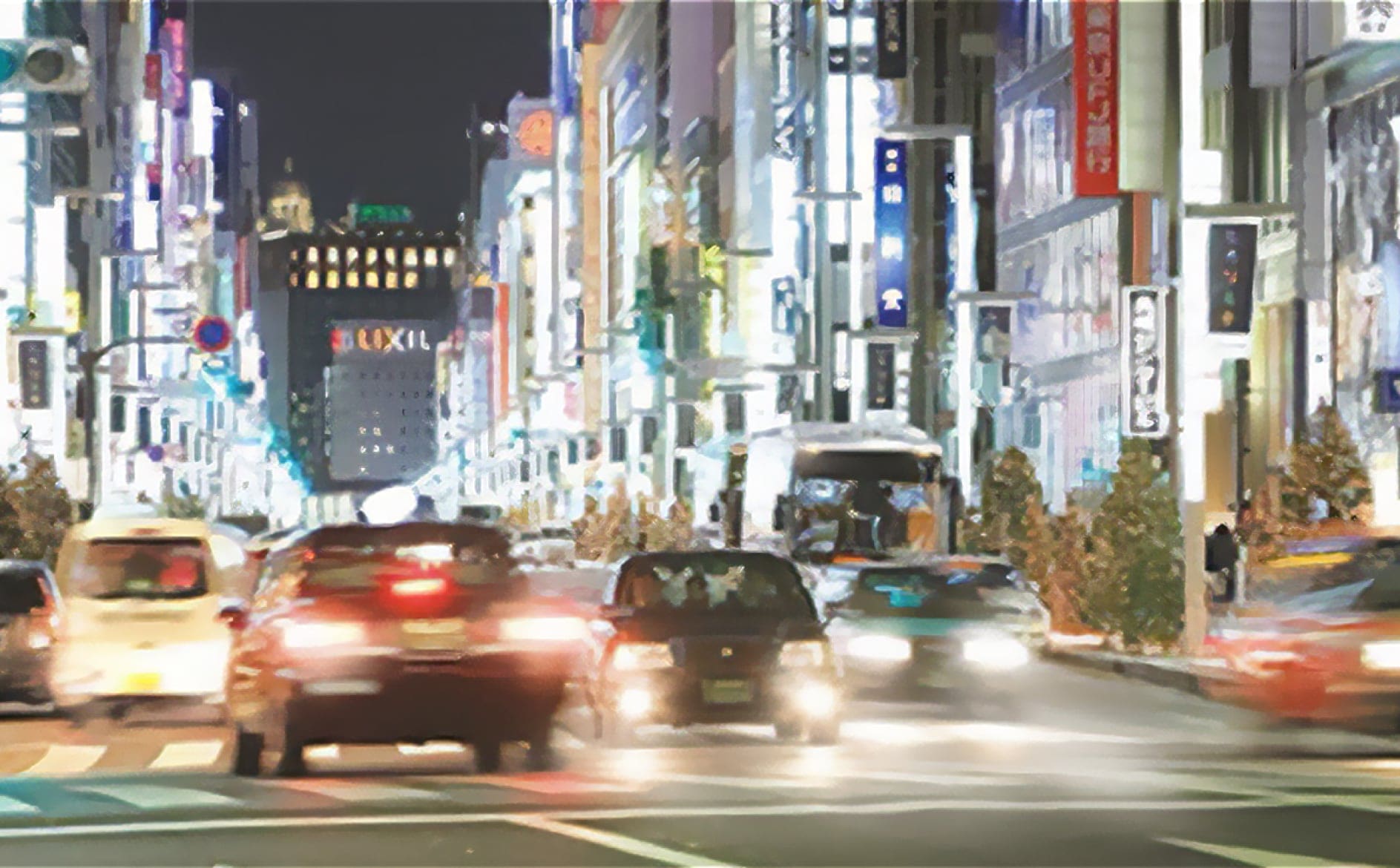 見え方イメージ ドライブナイトレンズ